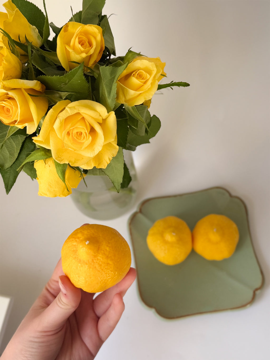 Handgjort doftljus CITRON