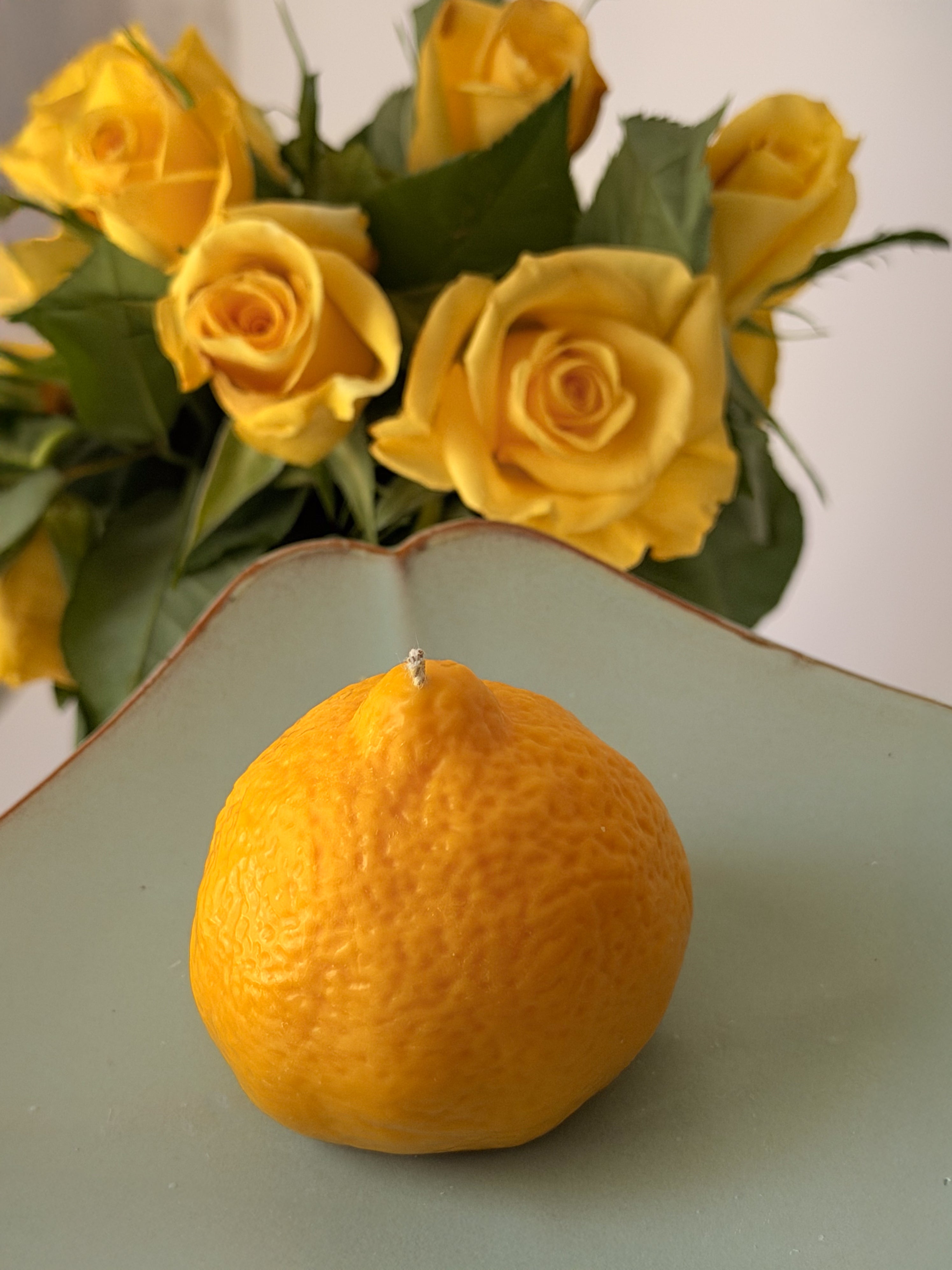 Handgjort doftljus CITRON