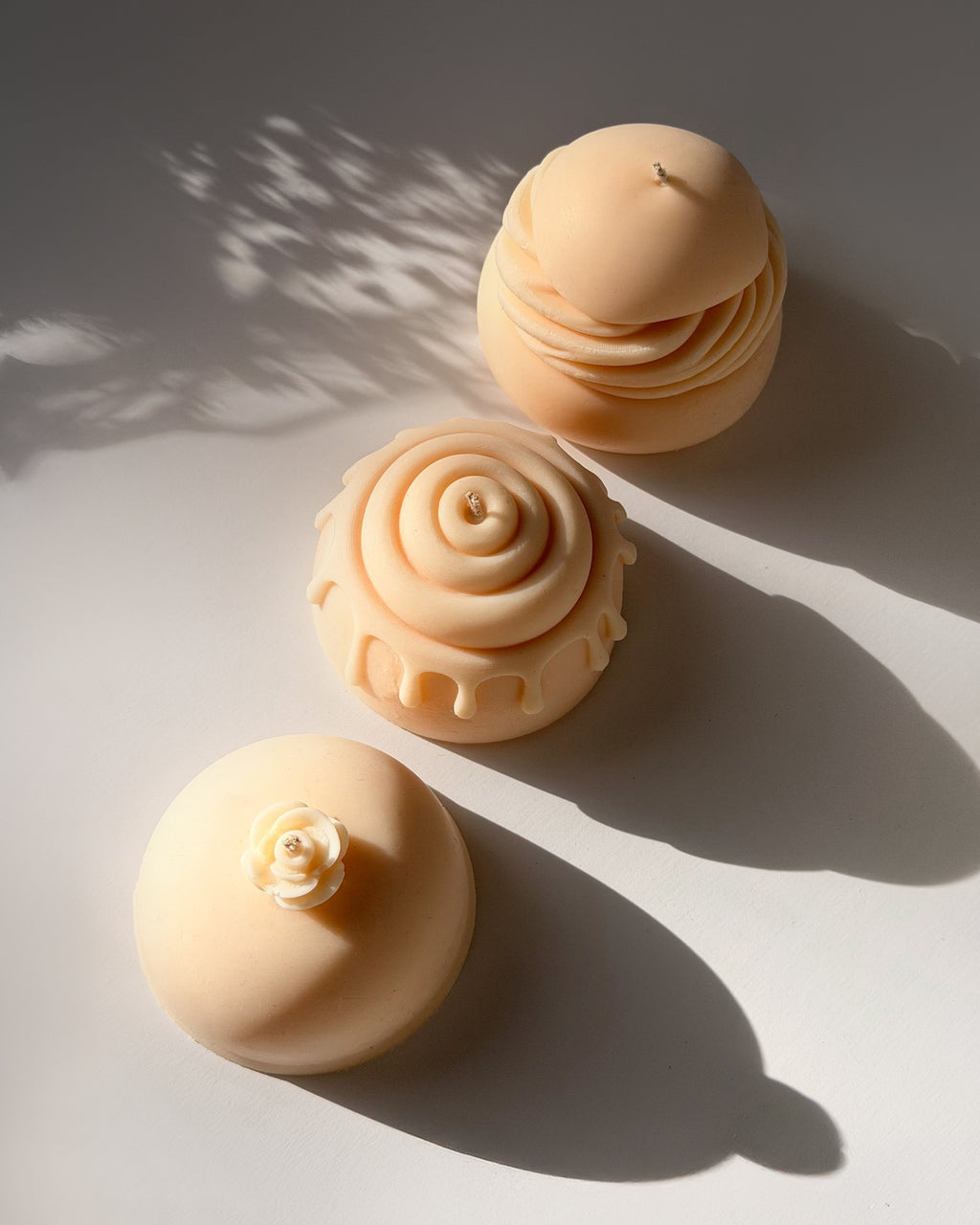 Fika Collection – set med 3 handgjorda doftljus