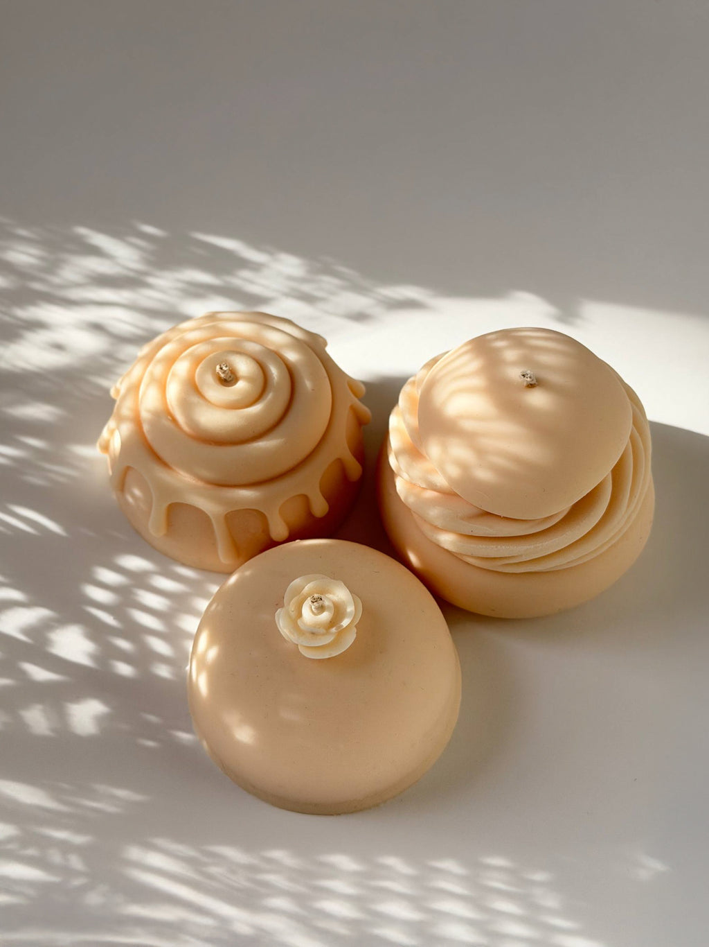 Fika Collection – set med 3 handgjorda doftljus